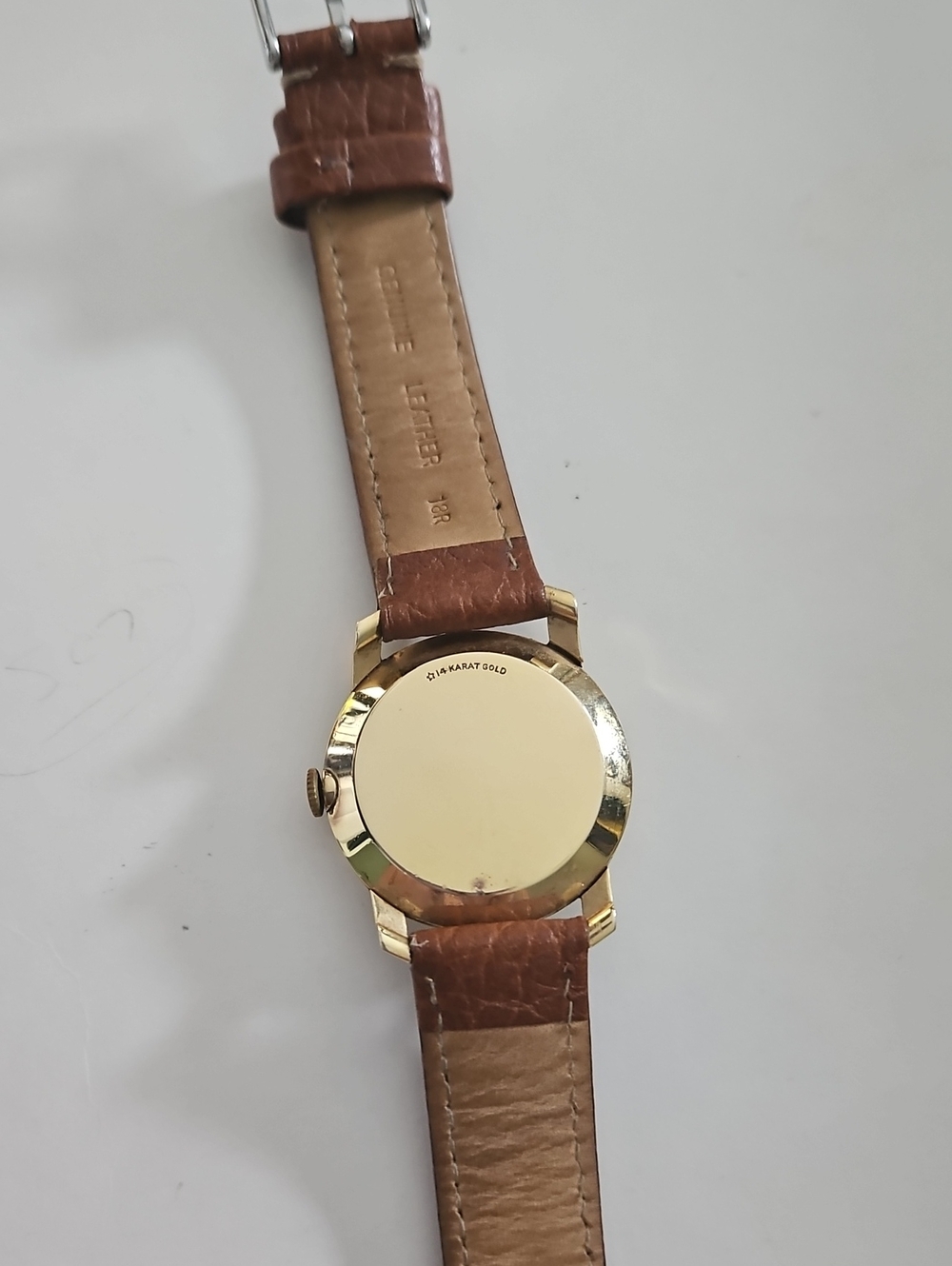 Classic Longines 14k Men's Watch. Band Not Original - Picture 2 of 6